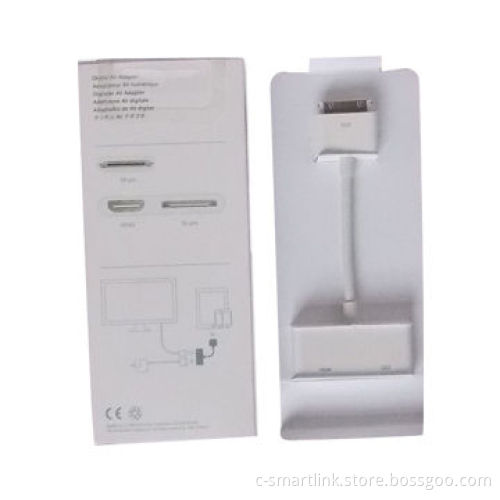 HDMI Adapters, iPad to HDMI® Port, Dock 30-pin Male to HDMI® Female